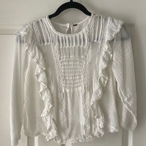 Free People Ruffle Top
